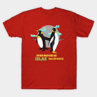 ISLAS GALAPAGOS PENQUINS T-Shirt